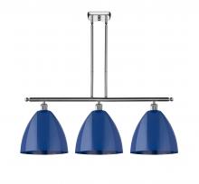 Innovations Lighting 516-3I-PC-MBD-12-BL - Plymouth - 3 Light - 39 inch - Polished Chrome - Cord hung - Island Light