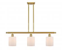 Innovations Lighting 516-3I-SG-G111 - Cobbleskill - 3 Light - 36 inch - Satin Gold - Cord hung - Island Light