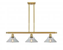 Innovations Lighting 516-3I-SG-G132 - Orwell - 3 Light - 36 inch - Satin Gold - Cord hung - Island Light