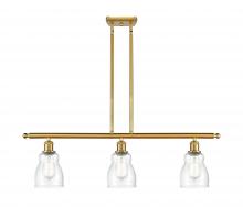 Innovations Lighting 516-3I-SG-G394 - Ellery - 3 Light - 36 inch - Satin Gold - Cord hung - Island Light