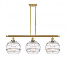 Innovations Lighting 516-3I-SG-G556-10CL - Rochester - 3 Light - 37 inch - Satin Gold - Cord hung - Island Light