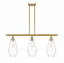 Innovations Lighting 516-3I-SG-G652-7 - Cindyrella - 3 Light - 36 inch - Satin Gold - Cord hung - Island Light