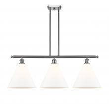 Innovations Lighting 516-3I-SN-GBC-121 - Berkshire - 3 Light - 39 inch - Brushed Satin Nickel - Cord hung - Island Light