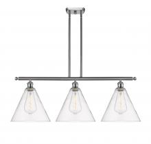 Innovations Lighting 516-3I-SN-GBC-122 - Berkshire - 3 Light - 39 inch - Brushed Satin Nickel - Cord hung - Island Light