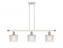 Innovations Lighting 516-3I-WPC-G402 - Niagara - 3 Light - 36 inch - White Polished Chrome - Cord hung - Island Light