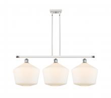 Innovations Lighting 516-3I-WPC-G651-12 - Cindyrella - 3 Light - 39 inch - White Polished Chrome - Cord hung - Island Light