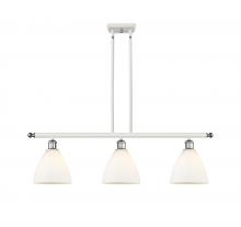 Innovations Lighting 516-3I-WPC-GBD-751 - Bristol - 3 Light - 36 inch - White Polished Chrome - Cord hung - Island Light