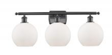 Innovations Lighting 516-3W-OB-G121-8 - Athens - 3 Light - 28 inch - Oil Rubbed Bronze - Bath Vanity Light