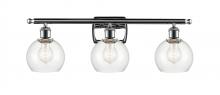 Innovations Lighting 516-3W-PC-G122-6 - Athens - 3 Light - 26 inch - Polished Chrome - Bath Vanity Light