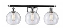 Innovations Lighting 516-3W-PC-G124-8 - Athens - 3 Light - 28 inch - Polished Chrome - Bath Vanity Light