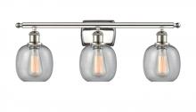 Innovations Lighting 516-3W-PN-G104 - Belfast - 3 Light - 26 inch - Polished Nickel - Bath Vanity Light