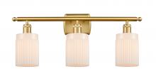 Innovations Lighting 516-3W-SG-G341 - Hadley - 3 Light - 25 inch - Satin Gold - Bath Vanity Light