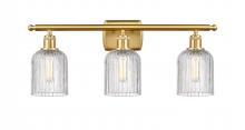 Innovations Lighting 516-3W-SG-G559-5CL - Bridal Veil - 3 Light - 25 inch - Satin Gold - Bath Vanity Light