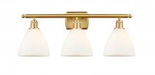 Innovations Lighting 516-3W-SG-GBD-751 - Bristol - 3 Light - 28 inch - Satin Gold - Bath Vanity Light