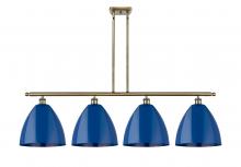 Innovations Lighting 516-4I-AB-MBD-12-BL - Plymouth - 4 Light - 50 inch - Antique Brass - Cord hung - Island Light