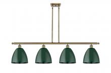 Innovations Lighting 516-4I-AB-MBD-9-GR - Plymouth - 4 Light - 48 inch - Antique Brass - Cord hung - Island Light