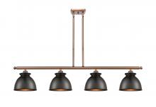 Innovations Lighting 516-4I-AC-M14-BK - Adirondack - 4 Light - 48 inch - Antique Copper - Cord hung - Island Light