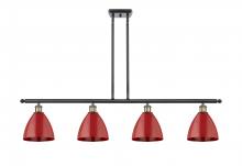 Innovations Lighting 516-4I-BAB-MBD-75-RD - Plymouth - 4 Light - 48 inch - Black Antique Brass - Cord hung - Island Light