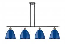 Innovations Lighting 516-4I-BAB-MBD-9-BL - Plymouth - 4 Light - 48 inch - Black Antique Brass - Cord hung - Island Light