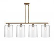 Innovations Lighting 516-4I-BB-G112-L - Cobbleskill - 4 Light - 48 inch - Brushed Brass - Cord hung - Island Light