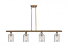 Innovations Lighting 516-4I-BB-G112 - Cobbleskill - 4 Light - 48 inch - Brushed Brass - Cord hung - Island Light