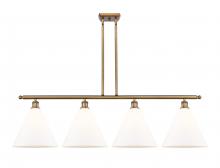 Innovations Lighting 516-4I-BB-GBC-121 - Berkshire - 4 Light - 50 inch - Brushed Brass - Cord hung - Island Light