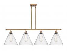 Innovations Lighting 516-4I-BB-GBC-124 - Berkshire - 4 Light - 50 inch - Brushed Brass - Cord hung - Island Light