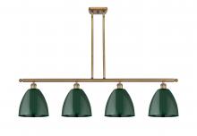 Innovations Lighting 516-4I-BB-MBD-9-GR - Plymouth - 4 Light - 48 inch - Brushed Brass - Cord hung - Island Light