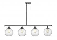 Innovations Lighting 516-4I-BK-G122-8CBK - Farmhouse Chicken Wire - 4 Light - 48 inch - Matte Black - Cord hung - Island Light