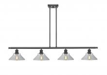 Innovations Lighting 516-4I-BK-G132 - Orwell - 4 Light - 48 inch - Matte Black - Cord hung - Island Light