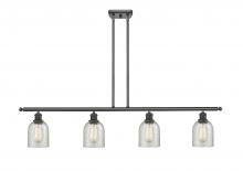 Innovations Lighting 516-4I-BK-G259 - Caledonia - 4 Light - 48 inch - Matte Black - Cord hung - Island Light