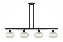 Innovations Lighting 516-4I-BK-G555-8CL - Ithaca - 4 Light - 48 inch - Matte Black - Cord hung - Island Light