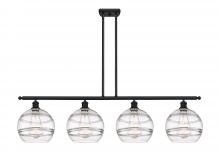 Innovations Lighting 516-4I-BK-G556-10CL - Rochester - 4 Light - 48 inch - Matte Black - Cord hung - Island Light