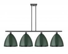 Innovations Lighting 516-4I-BK-MBD-12-GR - Plymouth - 4 Light - 50 inch - Matte Black - Cord hung - Island Light