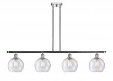 Innovations Lighting 516-4I-PC-G124-8 - Athens - 4 Light - 48 inch - Polished Chrome - Cord hung - Island Light