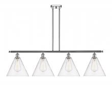 Innovations Lighting 516-4I-PC-GBC-122 - Berkshire - 4 Light - 50 inch - Polished Chrome - Cord hung - Island Light