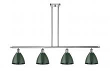 Innovations Lighting 516-4I-PC-MBD-75-GR - Plymouth - 4 Light - 48 inch - Polished Chrome - Cord hung - Island Light