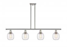 Innovations Lighting 516-4I-PN-G1013 - Belfast - 4 Light - 48 inch - Polished Nickel - Cord hung - Island Light