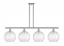 Innovations Lighting 516-4I-PN-G1215-10 - Athens Water Glass - 4 Light - 48 inch - Polished Nickel - Cord hung - Island Light