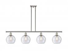 Innovations Lighting 516-4I-PN-G124-8 - Athens - 4 Light - 48 inch - Polished Nickel - Cord hung - Island Light