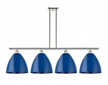 Innovations Lighting 516-4I-PN-MBD-12-BL - Plymouth - 4 Light - 50 inch - Polished Nickel - Cord hung - Island Light