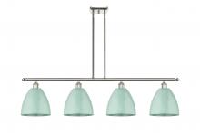 Innovations Lighting 516-4I-PN-MBD-9-SF - Plymouth - 4 Light - 48 inch - Polished Nickel - Cord hung - Island Light