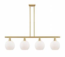 Innovations Lighting 516-4I-SG-G121-8 - Athens - 4 Light - 48 inch - Satin Gold - Cord hung - Island Light