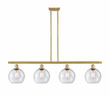 Innovations Lighting 516-4I-SG-G124-8 - Athens - 4 Light - 48 inch - Satin Gold - Cord hung - Island Light