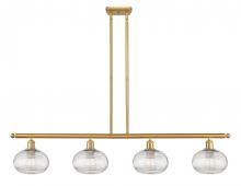 Innovations Lighting 516-4I-SG-G555-8CL - Ithaca - 4 Light - 48 inch - Satin Gold - Cord hung - Island Light