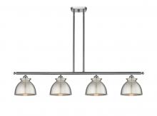 Innovations Lighting 516-4I-SN-M14-SN - Adirondack - 4 Light - 48 inch - Brushed Satin Nickel - Cord hung - Island Light