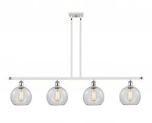 Innovations Lighting 516-4I-WPC-G122-8 - Athens - 4 Light - 48 inch - White Polished Chrome - Cord hung - Island Light