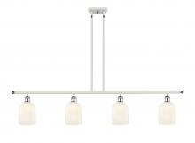 Innovations Lighting 516-4I-WPC-G559-5GWH - Bridal Veil - 4 Light - 48 inch - White Polished Chrome - Cord hung - Island Light