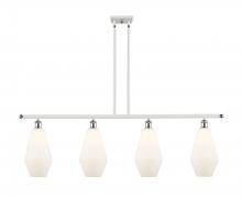 Innovations Lighting 516-4I-WPC-G651-7 - Cindyrella - 4 Light - 48 inch - White Polished Chrome - Cord hung - Island Light