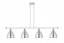 Innovations Lighting 516-4I-WPC-MBD-75-PC - Bristol - 4 Light - 48 inch - White Polished Chrome - Cord hung - Island Light